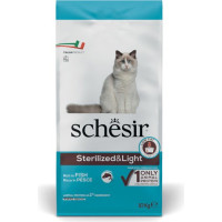 Agras Pet Foods SCHESIR Adult Sterilized & Light Rich in fish - dry cat food - 10kg