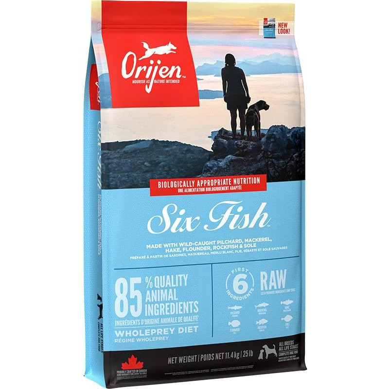 Orijen Six Fish - dry dog food - 11,4 kg