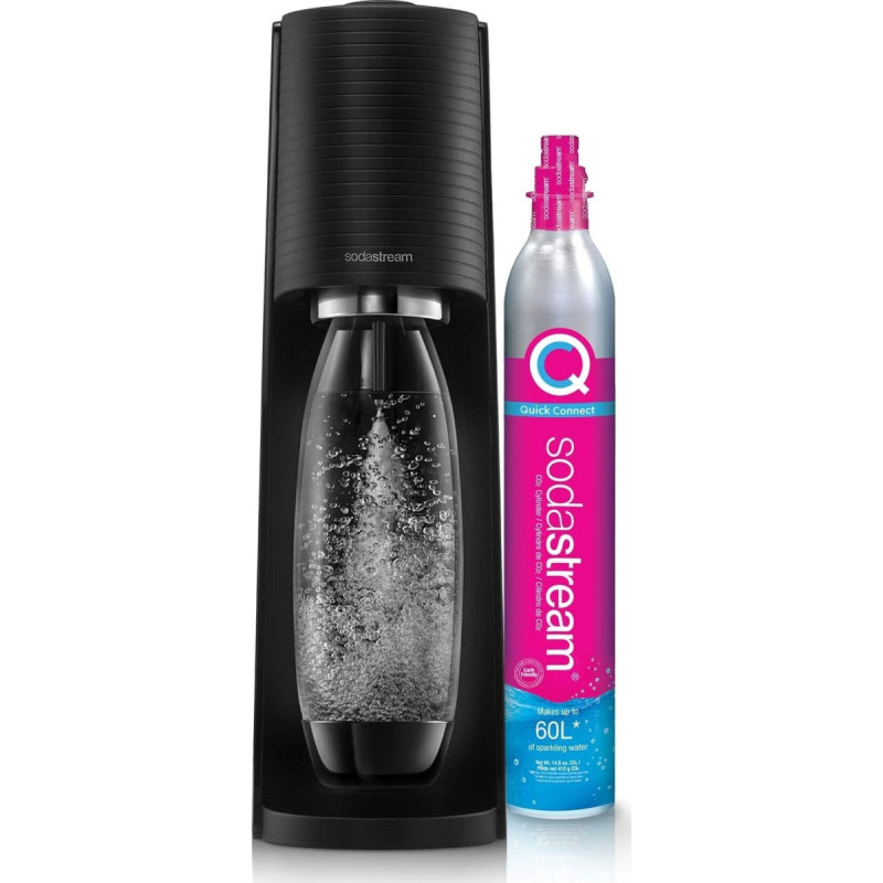 Sodastream Gazuotų gėrimų gaminimo aparatas SodaStream Terra, 7290113763784, juodas