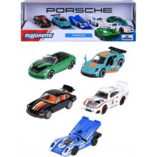 Majorette Vehicle Porsche 5 Pieces Giftpack