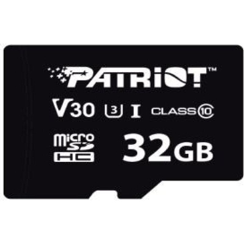Patriot MicroSDHC card 32GB VX V30 C10 UHS-I U3