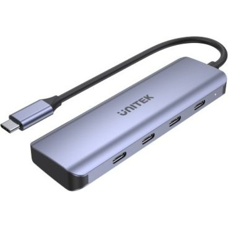 Unitek HUB USB-C 3.1 4x USB-C; 5 Gbps; 15cm