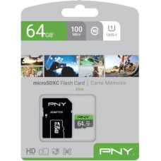 PNY MicroSDXC Elite 64GB P-SDUX64U185GW-GE