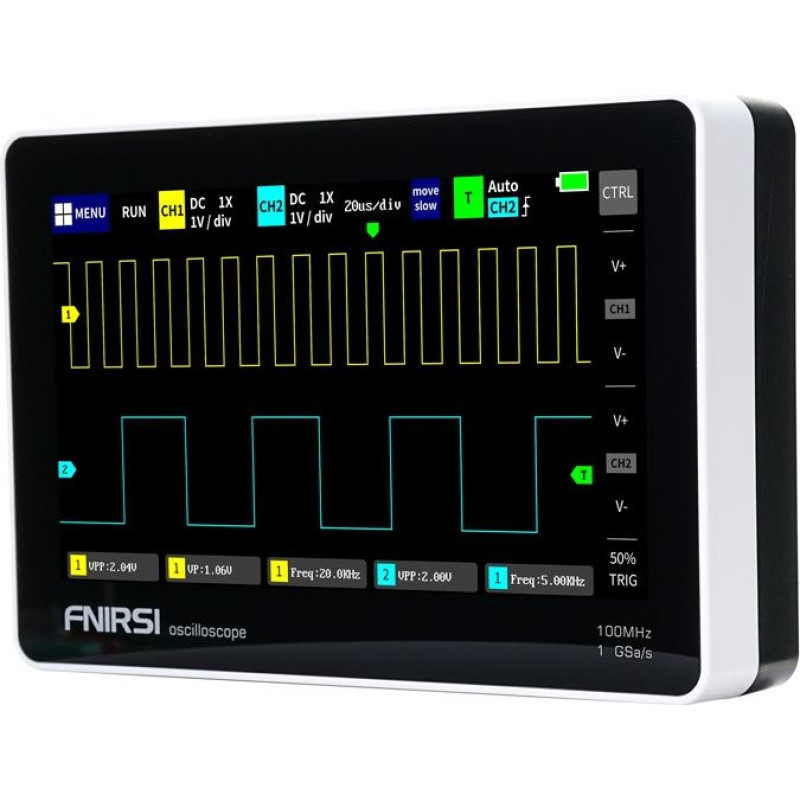 Fnirsi 1013D 7" portable tablet oscilloscope