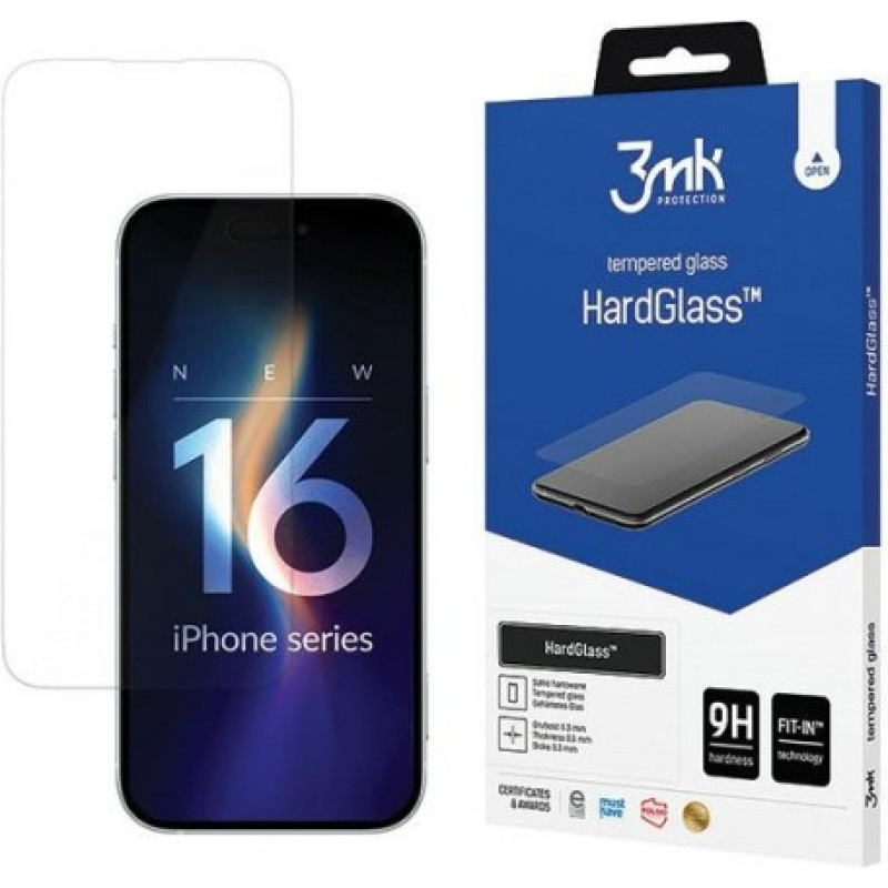3MK HardGlass iPhone 16 6,1 hardglass 9H