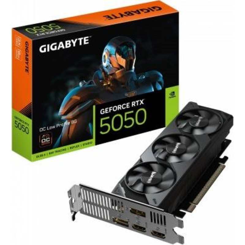 Gigabyte Graphics card GeForce RTX 5050 low profile OC 8GB GDDR6 128BIT 2DP/2HDMI