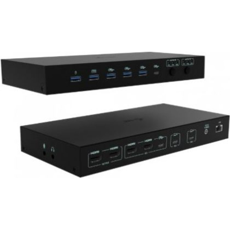I-Tec Stacja dokująca USB-C KVM Dock PRO Three Hosts Dual Video 2x Power Delivery max 92W