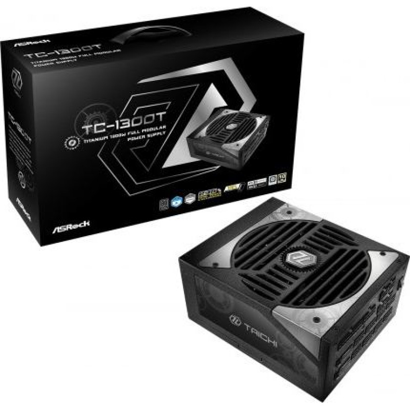 Asrock Power supply TC-1300T 1300W 80PLUS TITANUM full modular