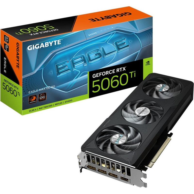 Gigabyte GeForce RTX 5060 Ti EAGLE MAX OC 8G NVIDIA 8 GB GDDR7 - graphics card