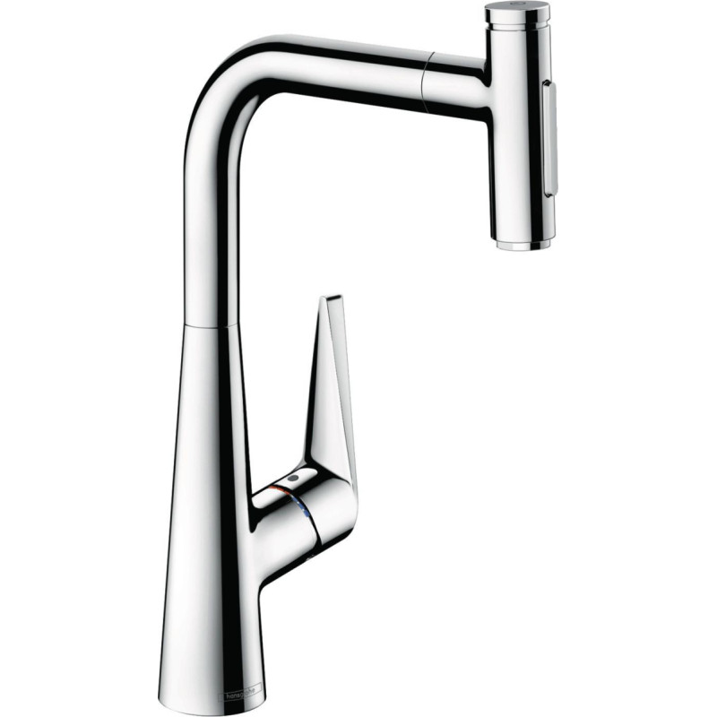 Hansgrohe K&ouml;&ouml;gisegisti v&auml;ljat&otilde;mbuva voolikuga Talis Select M51 72823000