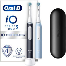 Oral-B Elektriline hambahari iO3 Matt Black/Ice Blue Duo