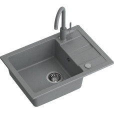 Quadron Kitchen with mixer GO SMART, TQ6244GSSZ, gray