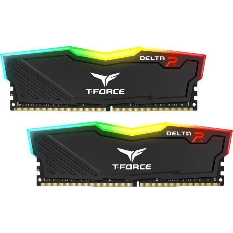 Teamgroup Pamięć TeamGroup T-Force Delta RGB, DDR4, 16 GB, 3600MHz, CL18 (TF3D416G3600HC18JDC01)