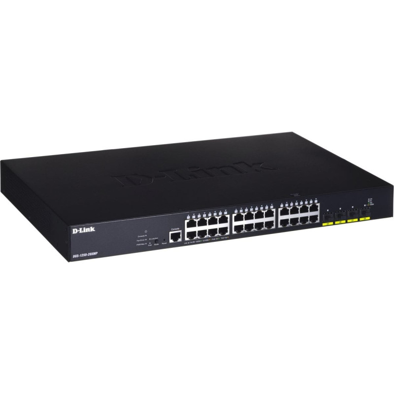 D-Link Switch DGS-1250-28XMP 24GE PoE+ 4SFP+