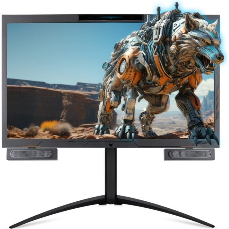 Acer DS2 (PSV27-2) 27 colių UHD erdvinis laboratorijos 3D žaidimų monitorius 68,6 cm (27 col.), 3D AHVA skydelis, 160 Hz, HDMI (2.1), 1x DP, 2x USB 3.0 (A tipas)
