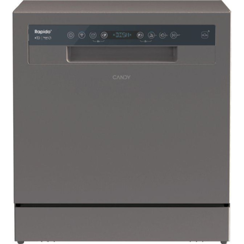 Candy Zmywarka Candy Dishwasher | CP 8F9FFA | Free standing | Width 55 cm | Number of place settings 8 | Number of programs 8 | Energy efficiency class F | Display | Antracite