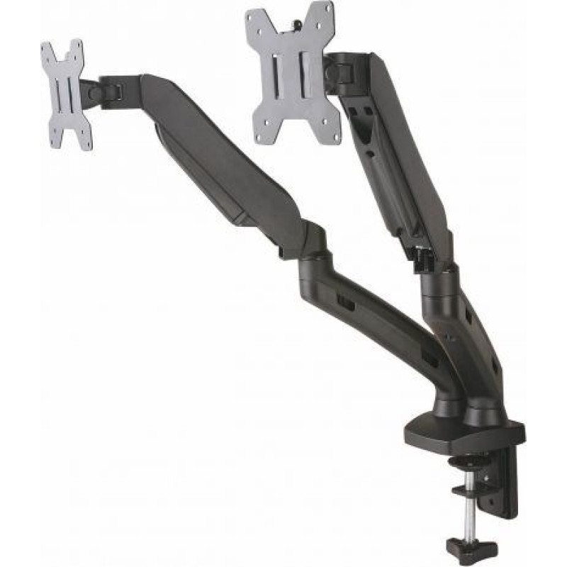 ART Desk handle on gas spring for 2 LEDs / LCDs 13-27 inches L-13GD