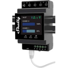 Shelly Pro Dual Cover PM DIN Rail Dual Controller, WiFi (Power measurement)