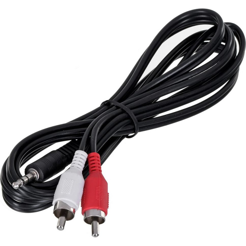 Gembird 1.5m, 3.5mm/2xRCA, M/M audio cable Black, Red, White