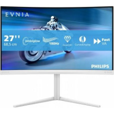 Philips Monitor 27 inches 27M2C5501 Curved VA 180Hz HDMIx2 DP HAS Ambiglow