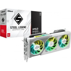 Asrock Graphics card Radeon RX 9070 XT Steel Legend 16GB