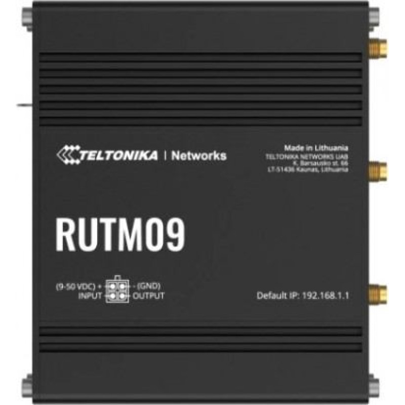Teltonika Router LTE RUTM09 (Cat6),2xSIM,1xWAN,3xLAN, 4xGbE,GNSS