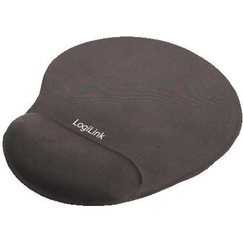Logilink Mousepad with GEL Wrist Rest Support black