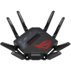 Asus ROG Rapture GT-BE98 juhtmevaba ruuter 10 Gigabit Ethernet Quad-band (2.4 GHz / 5 GHz-1 / 5 GHz-2 / 6 GHz) Must
