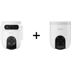 Ezviz Set [Ezviz H8c 4G 2K IP surveillance camera + Ezviz H9C WiFi Rotating 2K 2-in-1 (3MP+3MP)]