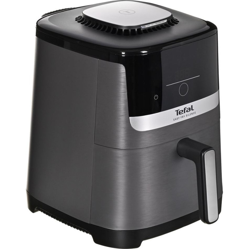 Tefal Easy Fry Silence EY551HE0 fryer Single 5 L Stand-alone Hot air fryer Black, Grey, Stainless steel
