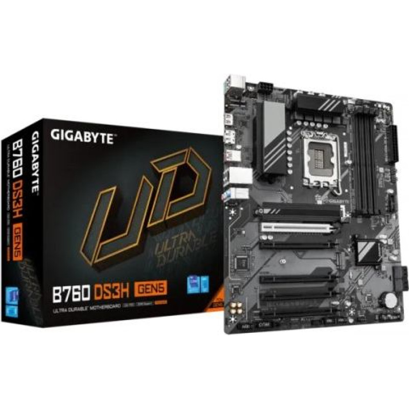 Gigabyte Motherboard B760 DS3H GEN5 s1700 4DDR5 HDMI/DP ATX