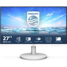 Philips V Line 271V8AW/00 computer monitor 68.6 cm (27") 1920 x 1080 pixels Full HD LCD White