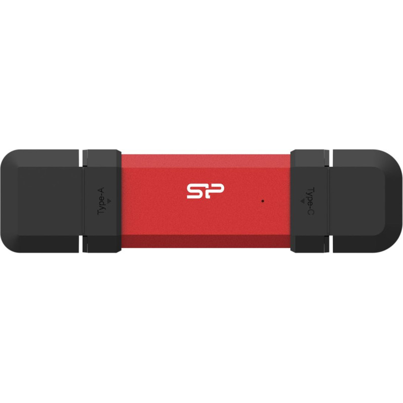 Silicon Power DS72 USB flash drive 500 GB USB Type-A / USB Type-C 3.2 Gen 2 (3.1 Gen 2) Red