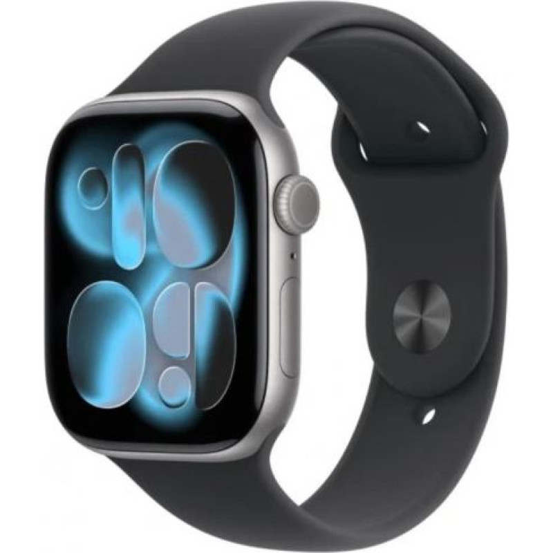 Apple Watch Series 11&nbsp;GPS+Cellular&nbsp;42mm&nbsp;Space Grey Aluminium Case with Black Sport Band - S/M