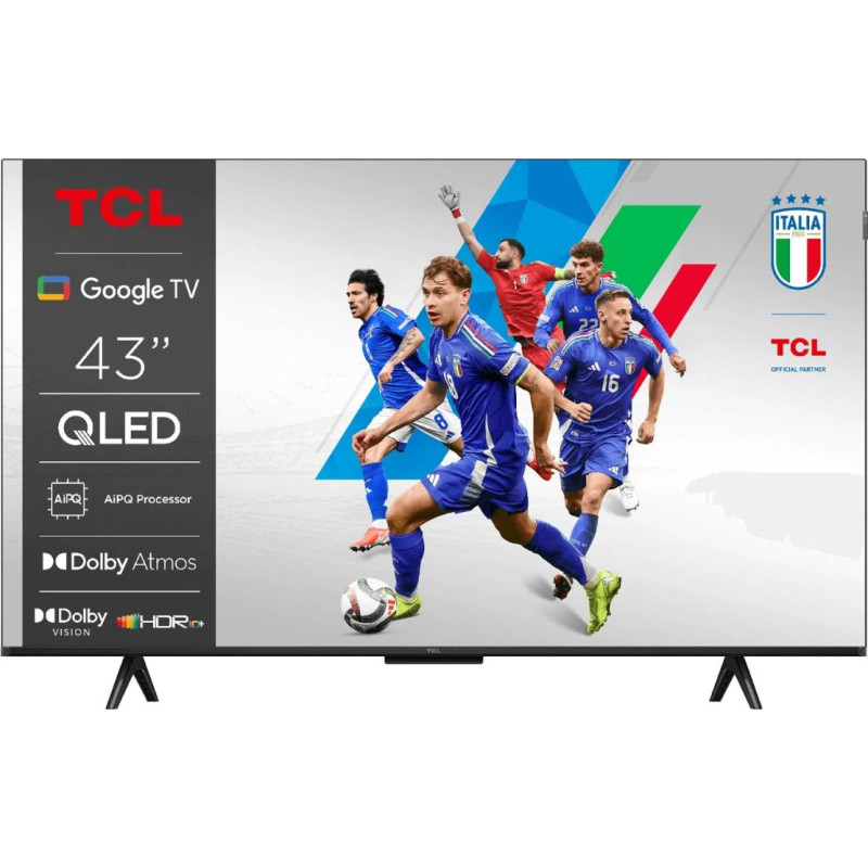 TCL T69C 43T69C TV 109.2 cm (43") 4K Ultra HD Smart TV Wi-Fi Metallic 350 cd/m&sup2;