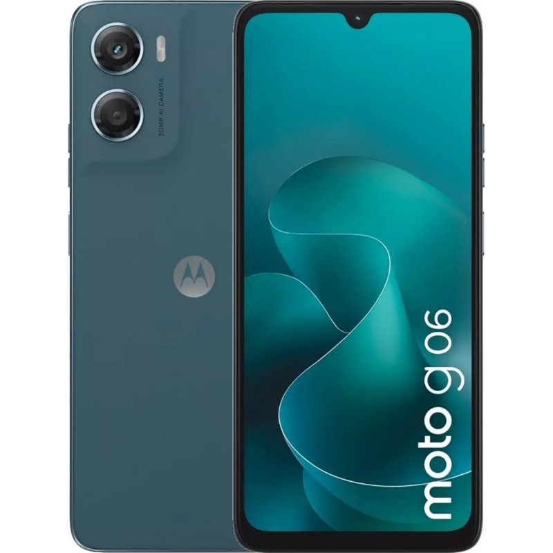 Motorola moto g06 17.5 cm (6.88") Dual SIM Android 15 4G USB Type-C 4 GB 64 GB 5200 mAh Blue
