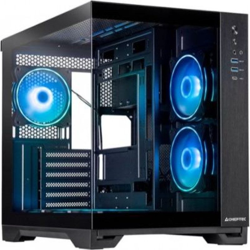 Chieftec Case ISIO GM-30B-TG-OP 6x Fans ARGB