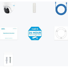 Reolink P334 - Smart 4K 8MP Ultra HD Outdoor PoE Security Camera Supports 256GB & Person/Vehicle/Pet Detection