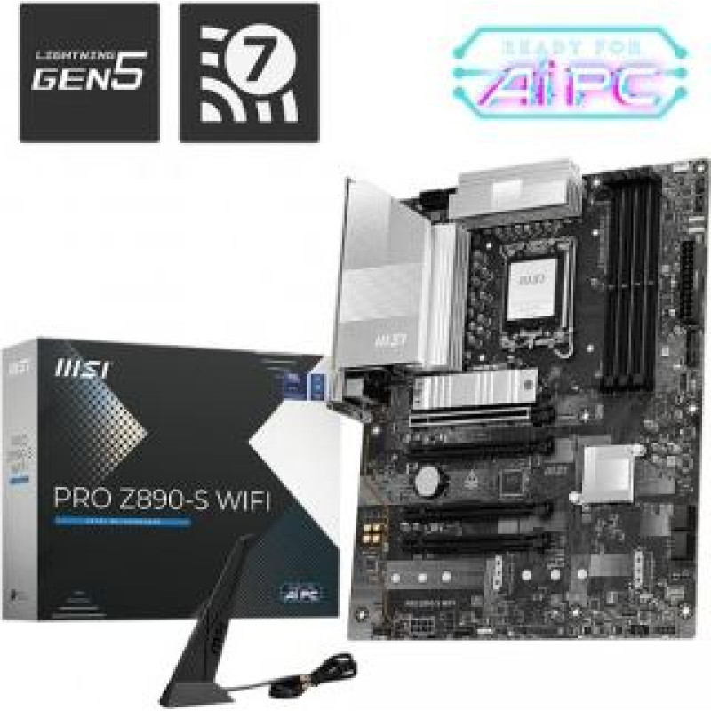 MSI Motherboard PRO Z890-S WIFI s1851 4DDR5 ATX