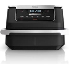 Ninja AF550EU fryer Double 6.6 L Stand-alone 2470 W Hot air fryer Black, Silver