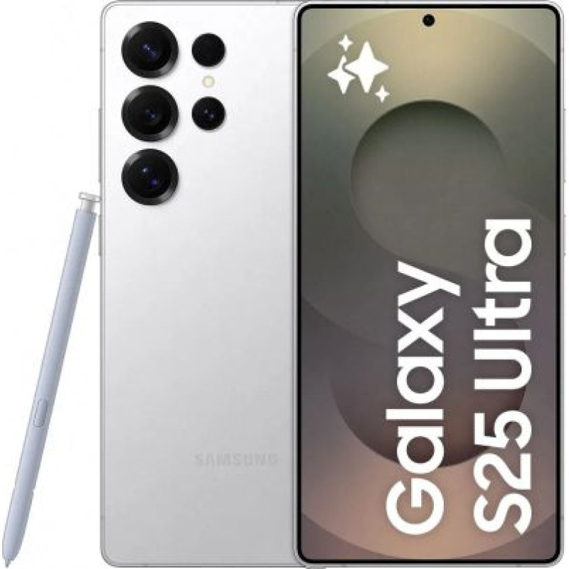 Samsung SM-S938B Galaxy S25 Ultra 5G 12GB RAM 256GB Titanium White Silver EU