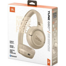 JBL Tune 680NC Bluetooth Wireless On-Ear Headphones Beige EU