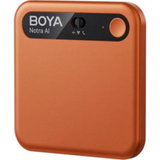 Boya Notra AI powered audio transcripter, summanizer and wireless note recorder, 64GB, cosmic orange EU