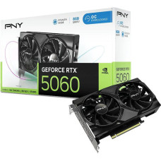 PNY Karta graficzna PNY GeForce RTX 5060 Overclocked Dual Fan 8GB GDDR7 DLSS4 (VCG50608DFXPB1-O)