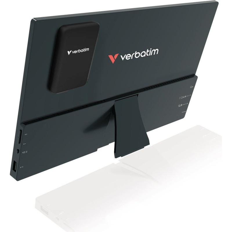 Verbatim Monitor przenośny dotykowy Verbatim      LIGHT 14'' FHD z powerbankiem 5000mAh czarny 32088