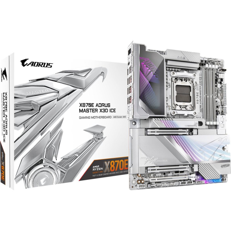 Gigabyte Płyta gł&oacute;wna Gigabyte X870E AORUS MASTER X3D ICE