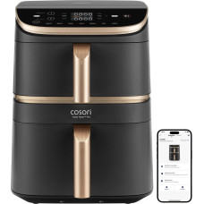 Cosori Turbo Tower Pro Smart Single 10.8 L Stand-alone 2630 W Hot air fryer Black, Gold