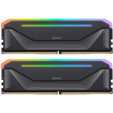 Apacer Pamięć DDR5 Apacer NOX RGB 32GB (2x16GB) 6000MHz CL38 1,35V Black HS