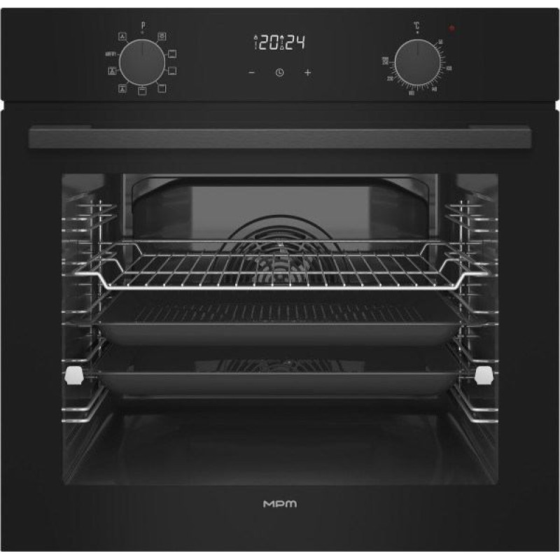 MPM -63-BO-30 built-in electric oven Black