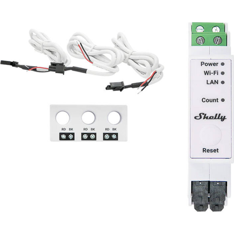 Shelly Pro 3EM-3CT63 WIFI 1/3-way power consumption meter